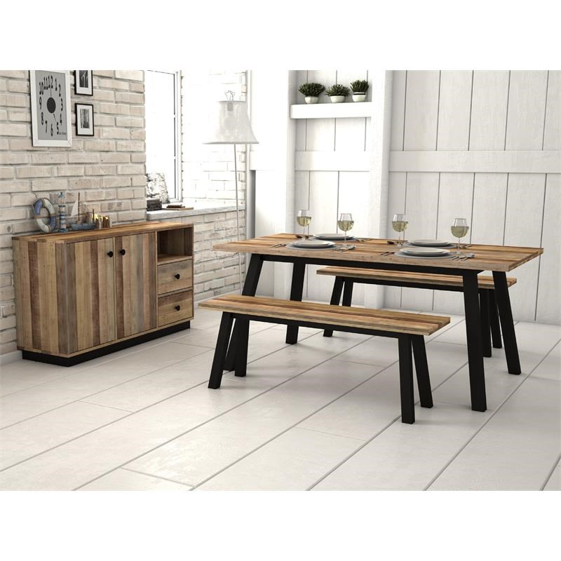 Oslo Small Dining Table in Brown