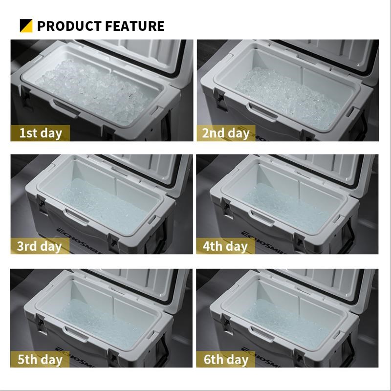 EchoSmile 30 qt. White Rotomolded Cooler Homesquare