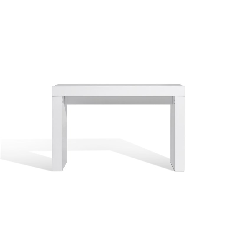 Console Table Wood (MDF) Lacquered White
