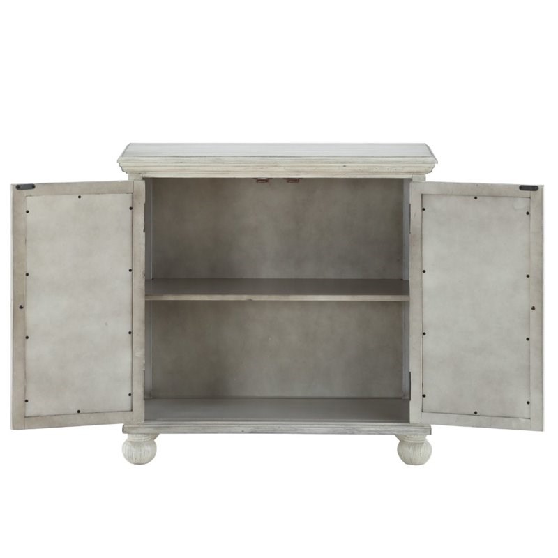 Lexicon Poppy Wood Accent Chest in Antique White