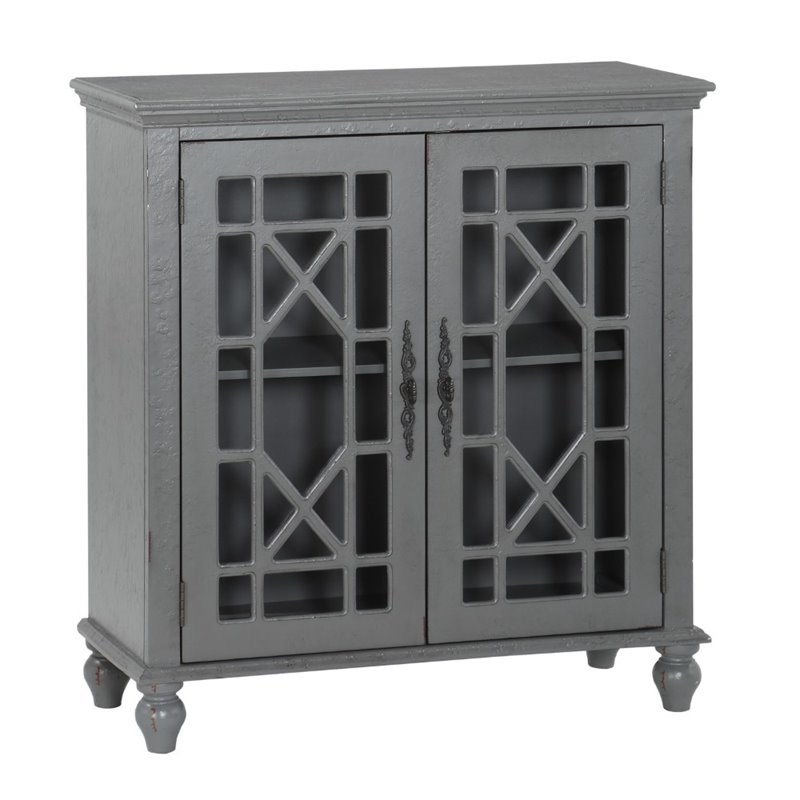 Lexicon Eliza Wood Sideboard in Antique Gray
