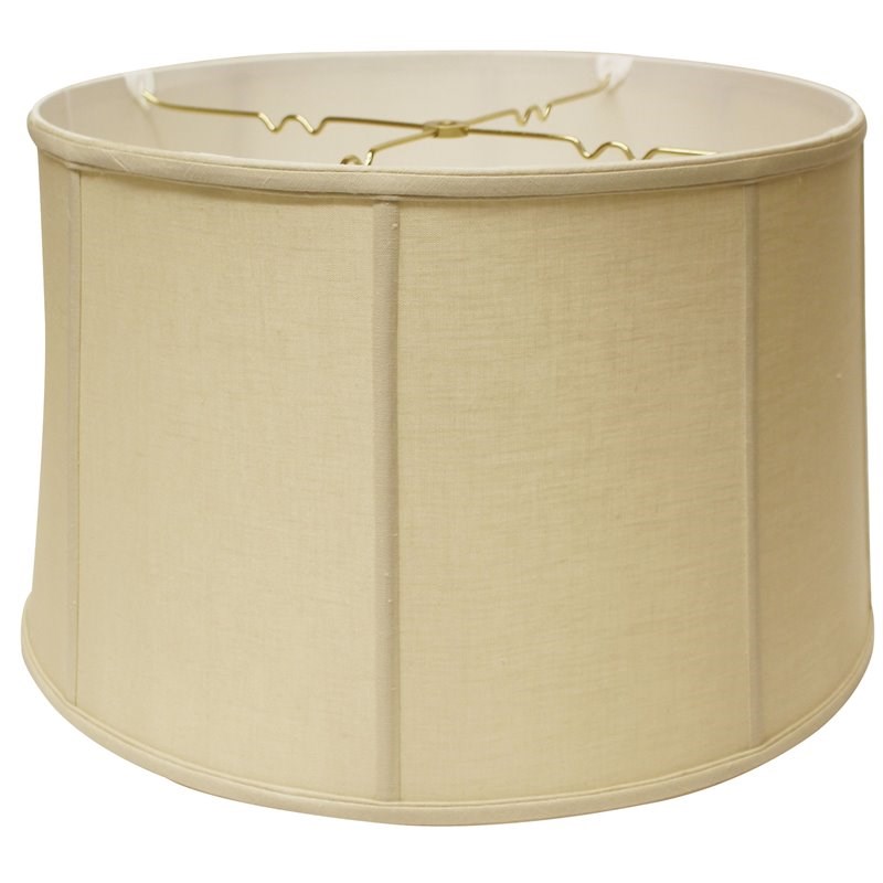 13 W Linen Fabric Slant Retro Drum, What Is A Softback Lamp Shade