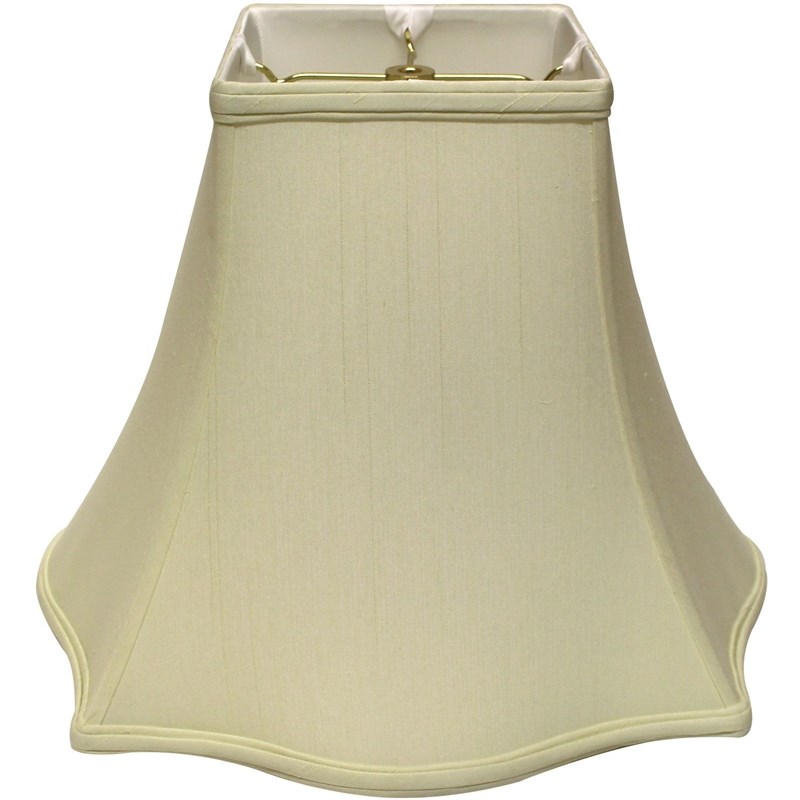 Cloth & Wire Off White Square Softback Fabric Lampshade with Washer Fitter