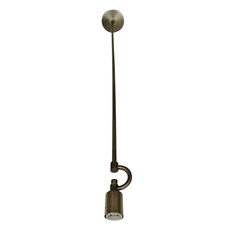 Cloth & Wire Antique Brass 1-Light Pendant Light Fixture for Home Lightning