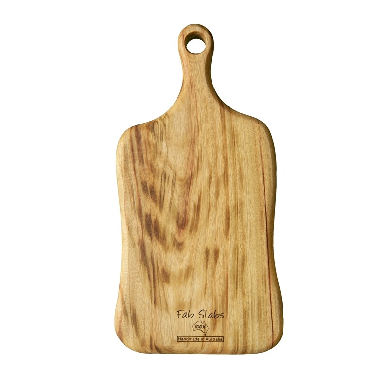 Fab Slabs Natural Wood Camphor Laurel Medium Paddle Board in Brown