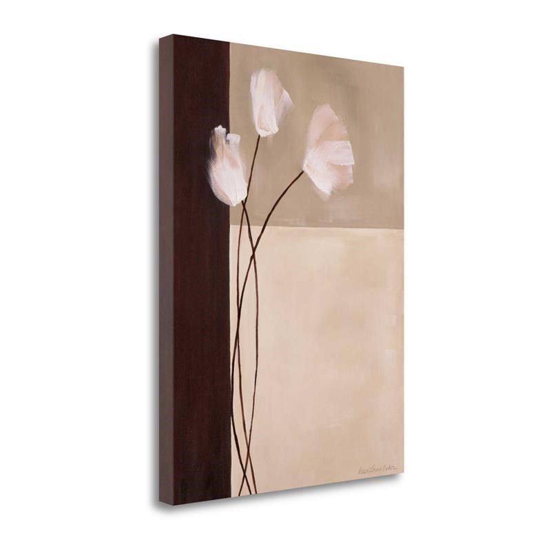 21 x 29 Floral Whispers II by Karen Lorena Parker - on Canvas Fabric Multi-Color