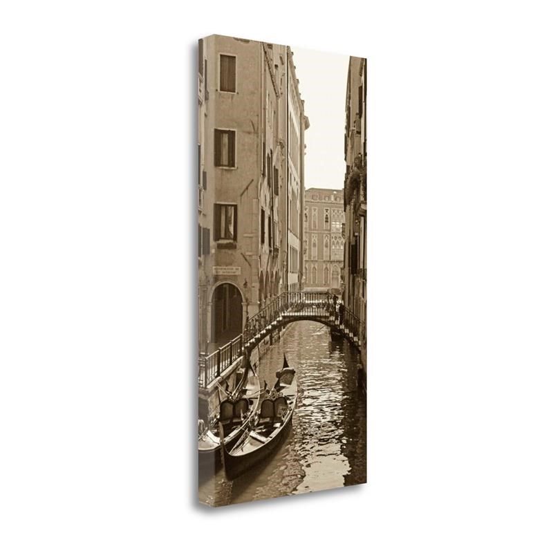 15 x 29 Venice Reflections by Jeff - Wall Art Print on Canvas Fabric Multi-Color