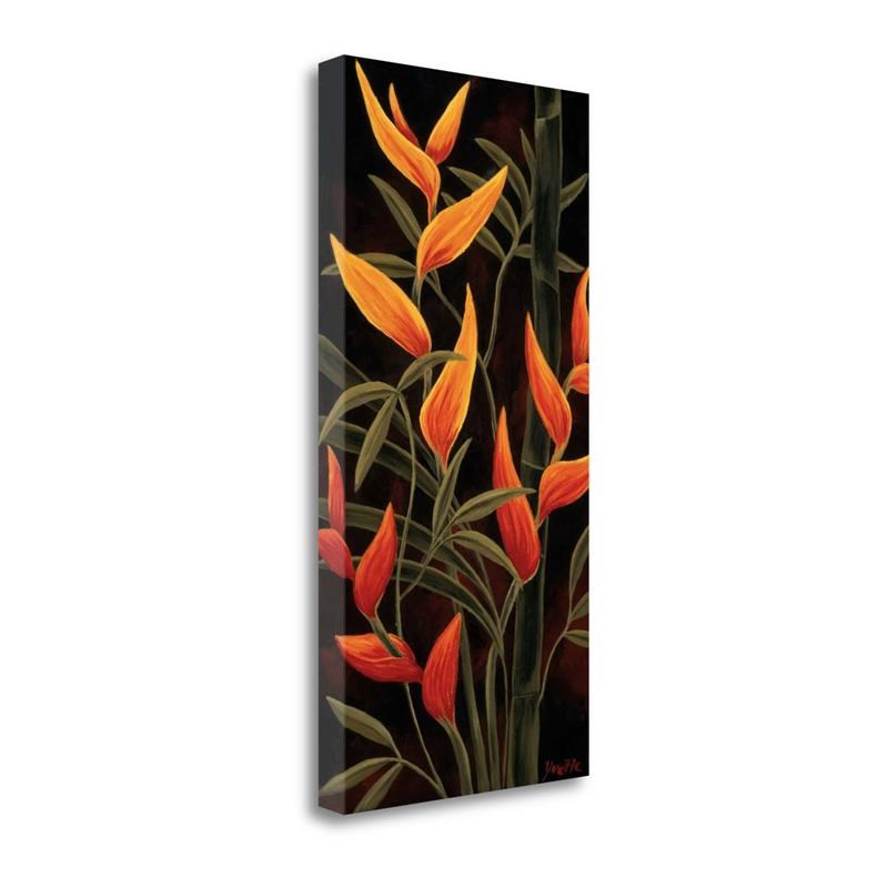 17 x 34 Sunburst Blossoms by Yvette St. Amant Print on Canvas Fabric Multi-Color