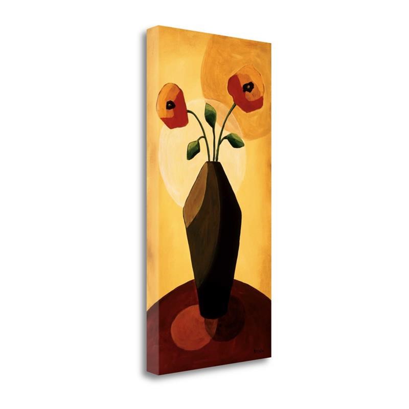 15 x 29 Floral Expressions II by Krista Sewell Print on CanvasFabric Multi-Color