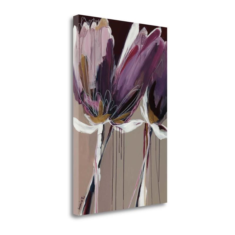 20x29 Aubergine Splendor II By Angela Maritz Print on Canvas Fabric Multi-Color