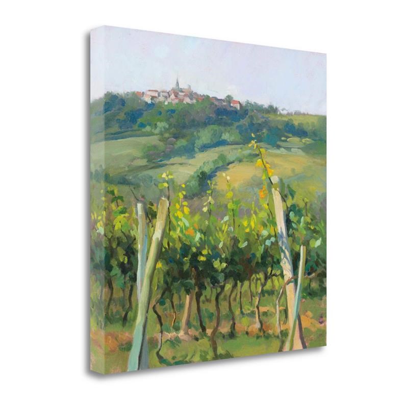 30 x 30 Flauvigny VIew By Christine Debrosky Print on Canvas Fabric Multi-Color