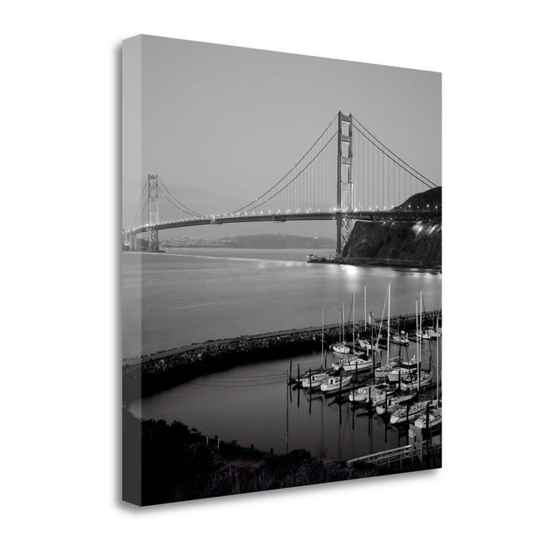 30x30 Golden Gate Bridge - 31 By Alan Blaustein- Print Canvas Fabric Multi-Color