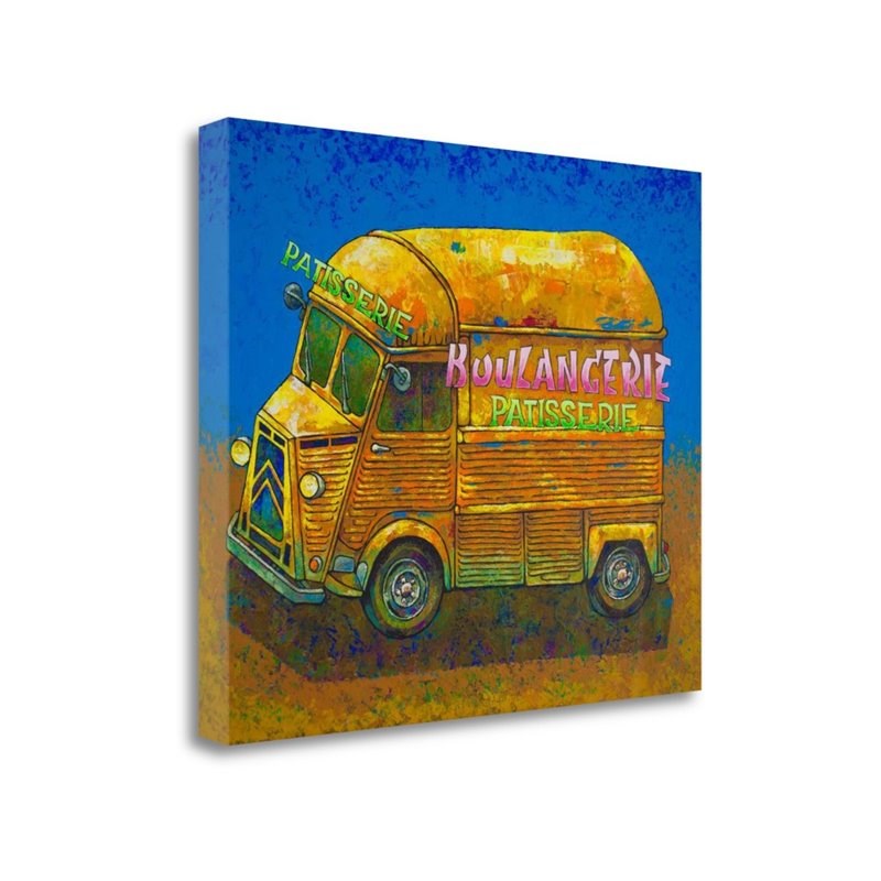22 x 18 Van Ordinaire Boulangerie by Duncan Wilson - Multi-Color Canvas Fabric