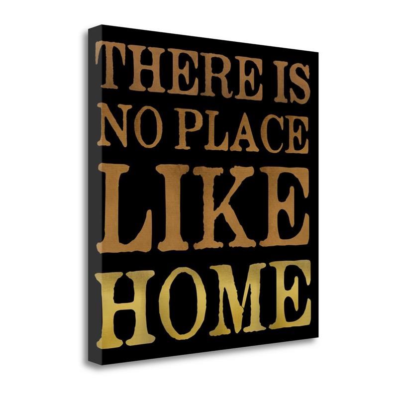 25x25 No Place Like Home By Longfellow Designs Print on CanvasFabric Multi-Color