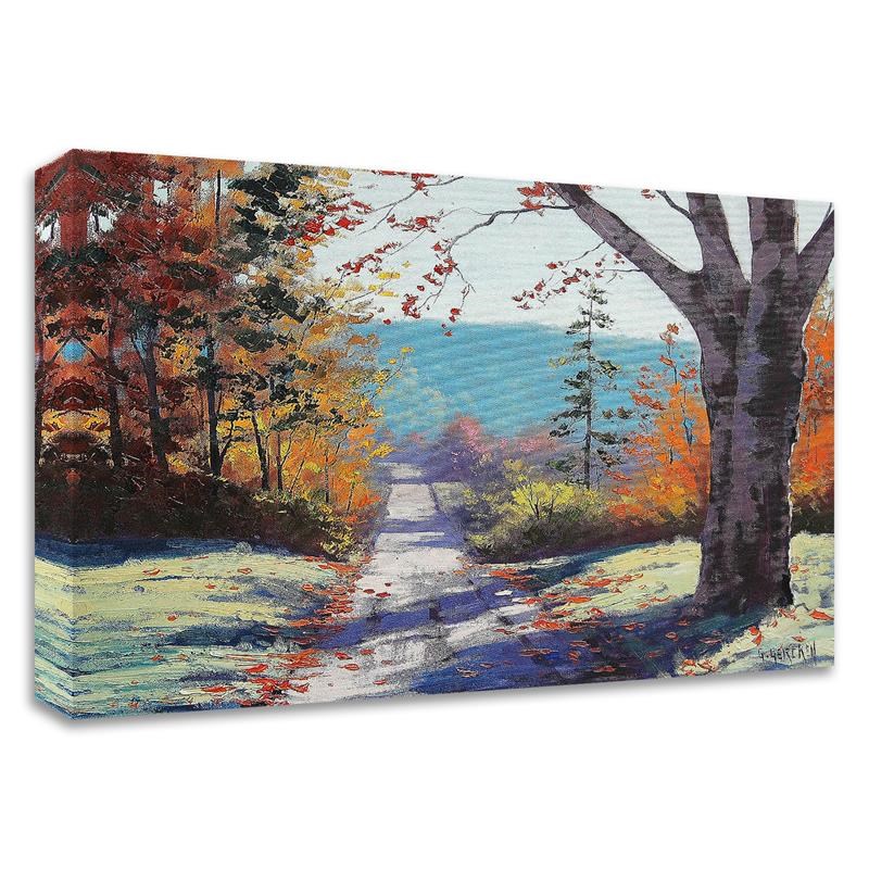 22 x 18 Autumn Delight by Graham Gercken - Wall Art Print on Canvas Fabric White