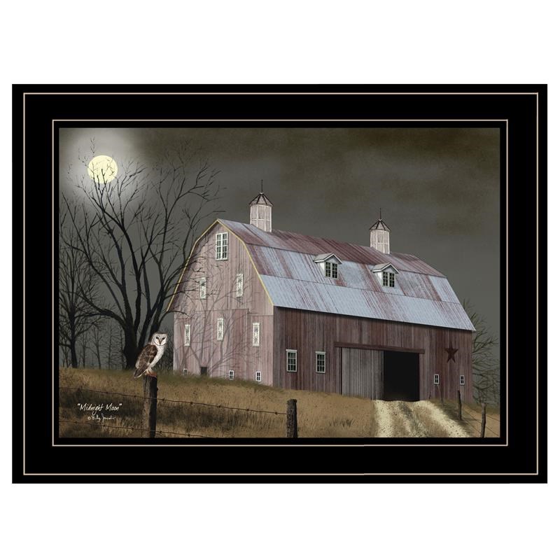 Midnight Moon by Billy Jacobs Printed Wall Art Wood Multi-Color