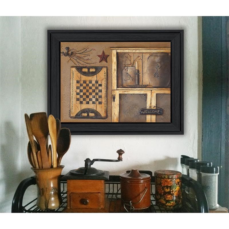 Country Treasures By Pam Britton Printed Wall Art Wood Multi-Color