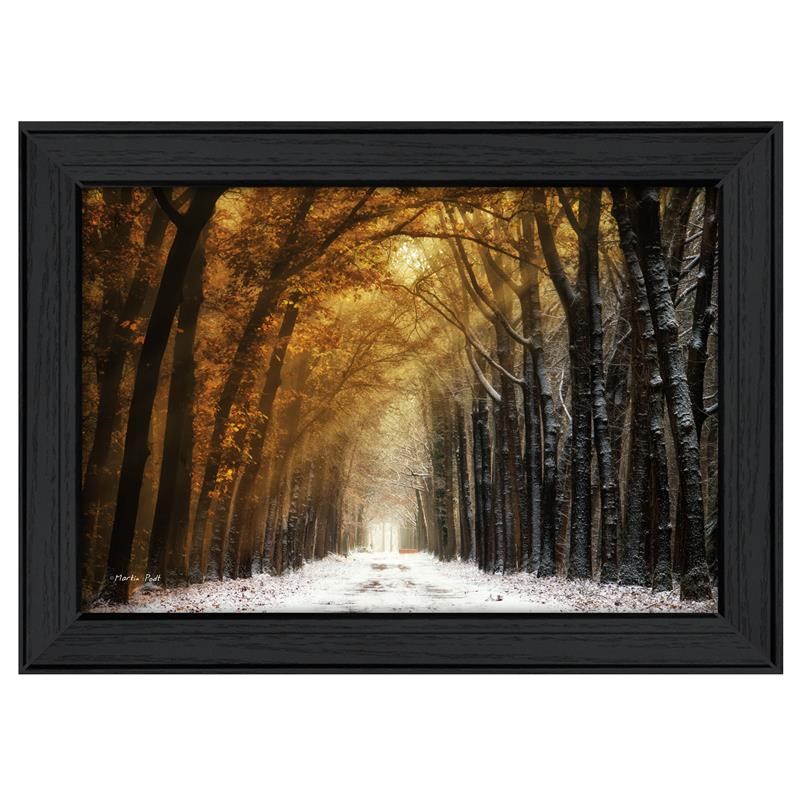 Autumn to Winter By Martin Podt Printed Wall Art Wood Multi-Color