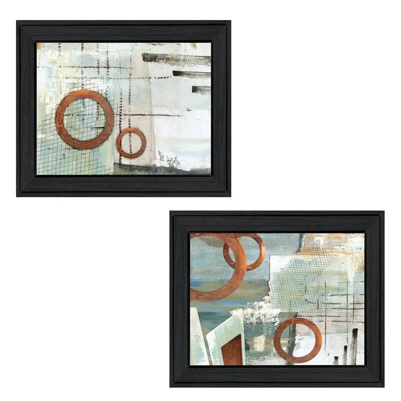 Balance this I and II 2-Piece Vignette by Cloverfield and Co Wood Multi-Color