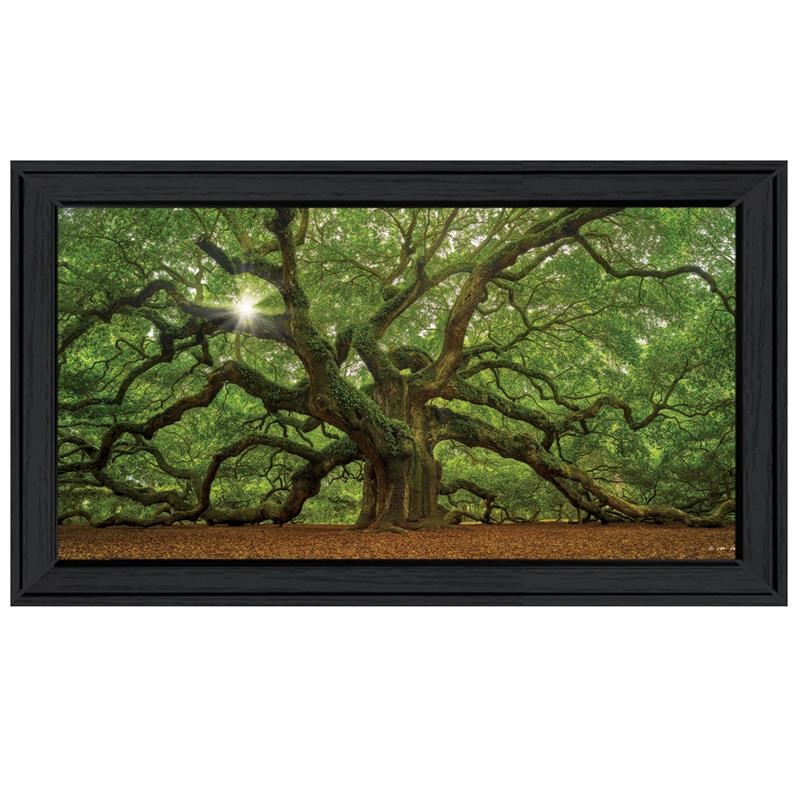 Mighty Tree By Moises Levy Printed Framed Wall Art Wood Multi-Color