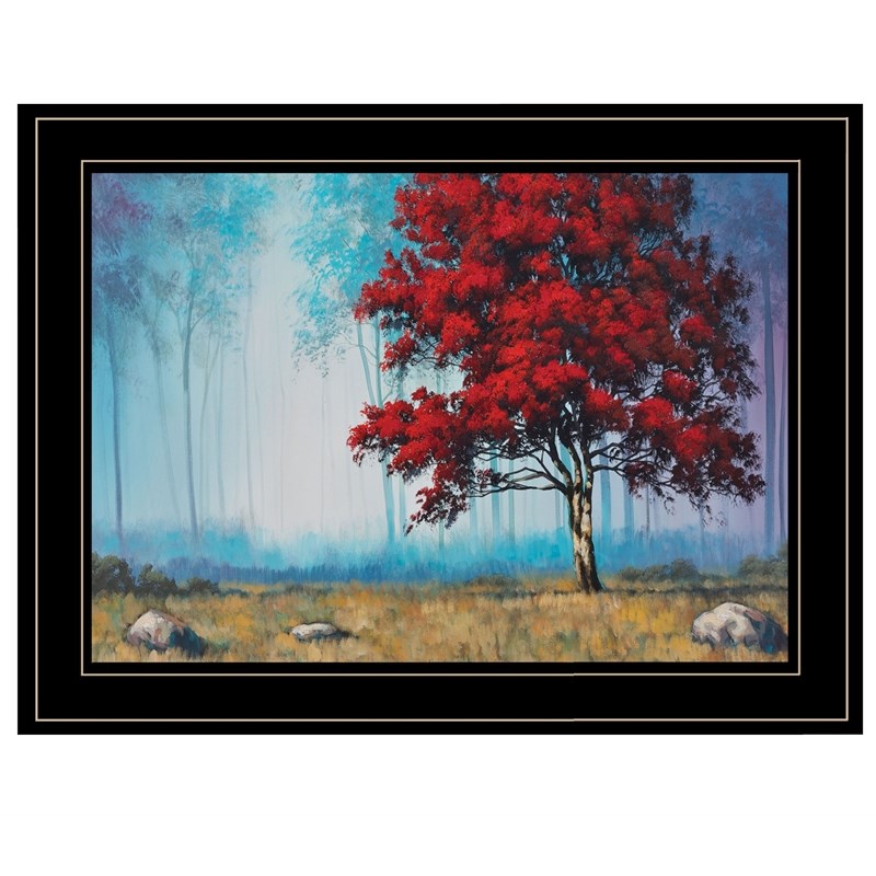 Red by Gagnon Framed Print Wall Art Wood | Homesquare