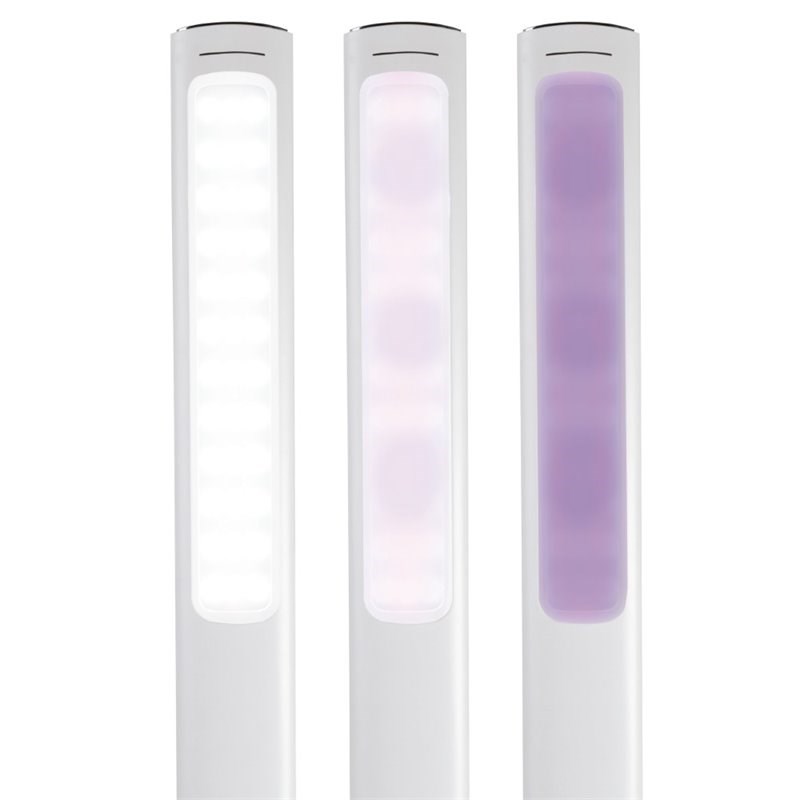 OttLite Wellness Sanitizing Emerge LED Desk Lamp in White