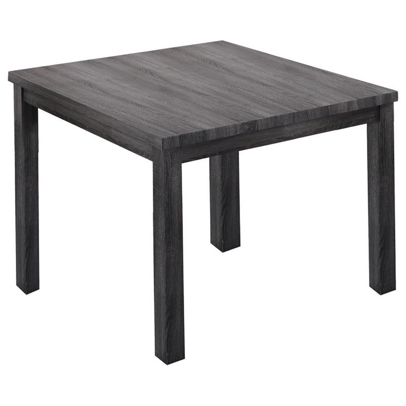 Best Master Solid Wood Counter Height Table in Antique Gray