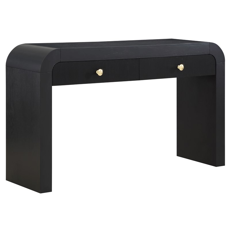 Bellagio Black Wood Sofa Table