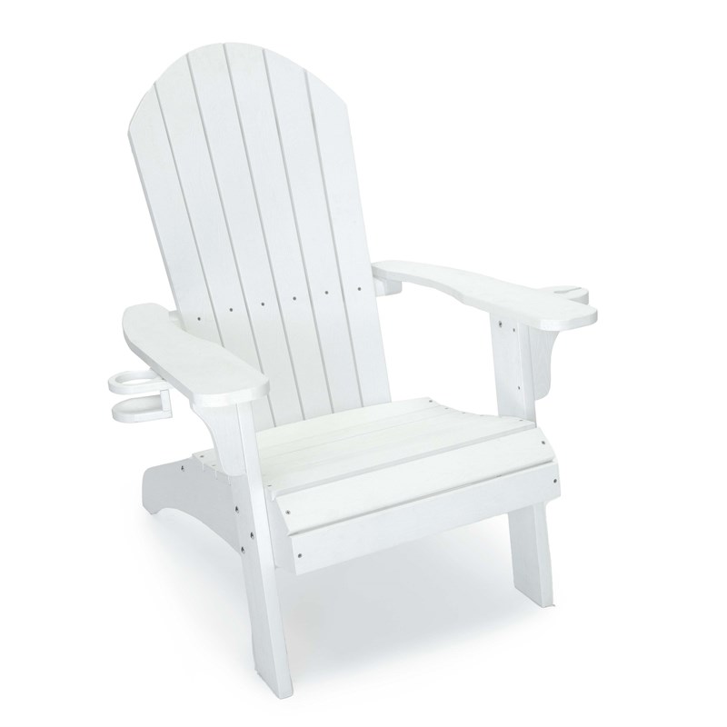 Westwood White All Weather Outdoor Patio Adirondack Chair