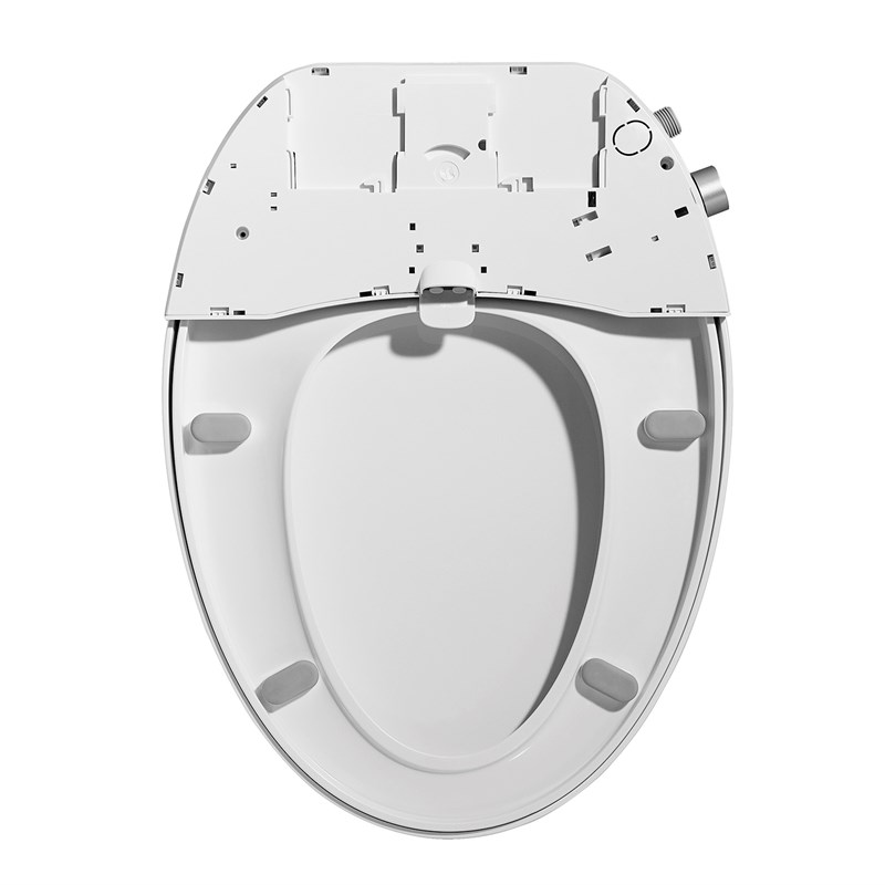 Vinnova Taranto Non-Electric Bidet for Elongated Toilet Seat in White