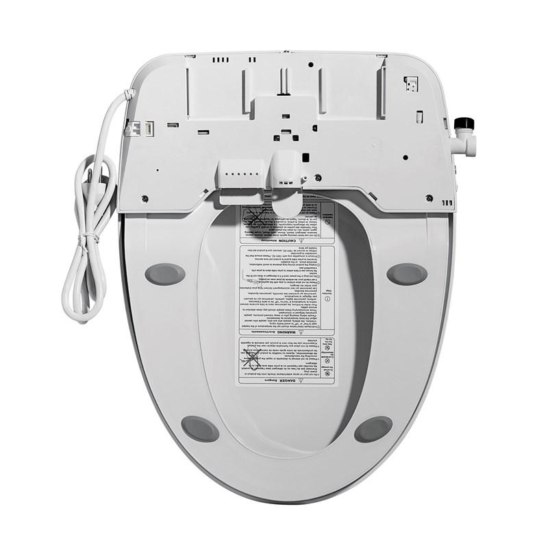 Vinnova Teramo Smart Bidet Toilet Seat in White w/ Remote Control & Nightlight
