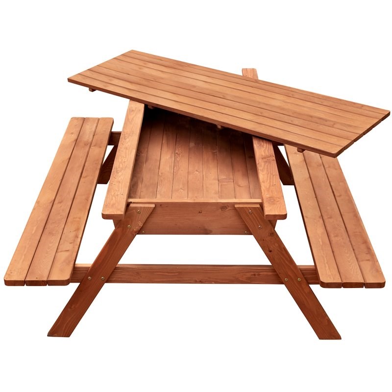 outdoor table with drawers