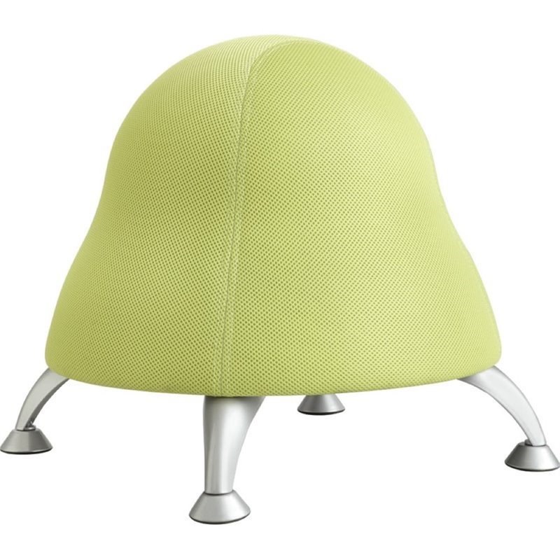 Safco Active Low Profile Vinyl Upholstered Ball Chair in Sour Apple