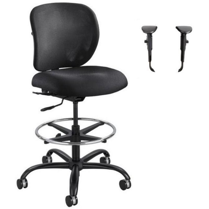 Safco Adjustable Drafting Chair With, Drafting Chair With Arms