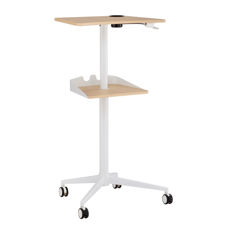 Safco Products 1944 VUM Pneumatic Height-Adjustable Stand-Up Mobile Workstation