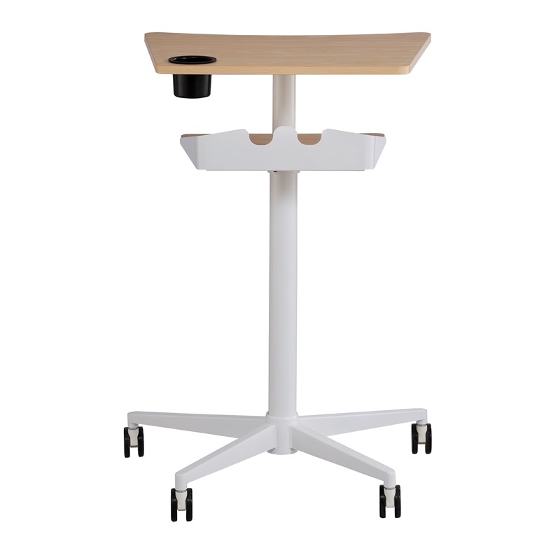 Safco Products 1944 VUM Pneumatic Height-Adjustable Stand-Up Mobile Workstation