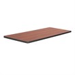 Safco Impromptu Mobile Training Table Rectangle Top 72x24 in Cherry