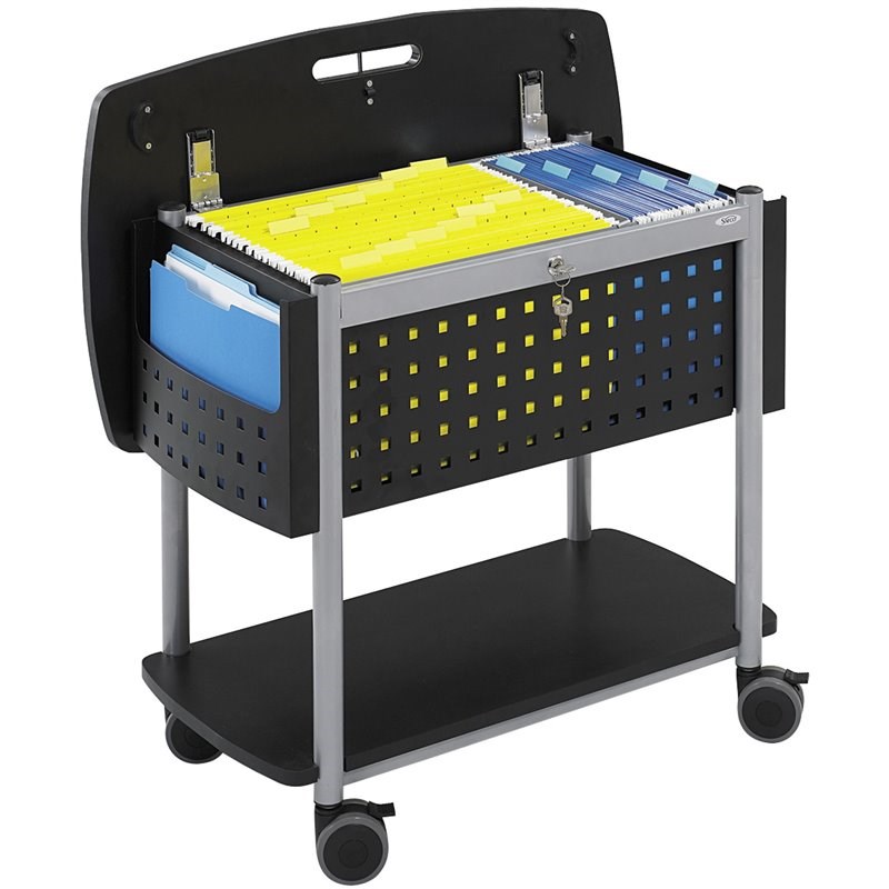 Safco Scoot Mobile File with Worksurface