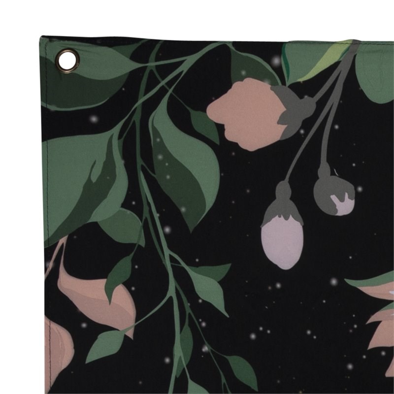 floral moon tapestry