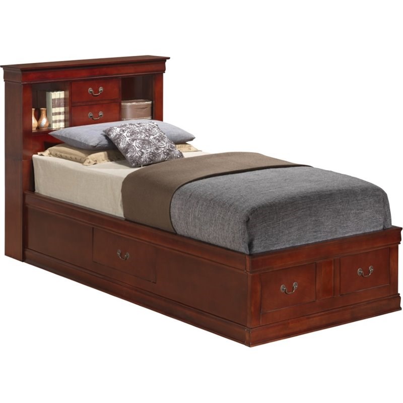 Glory Furniture Louis Phillipe Twin, Value City Bookcase Bed Frames