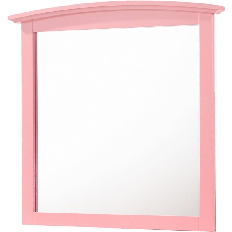 Glory Furniture Hammond Mirror in Pink