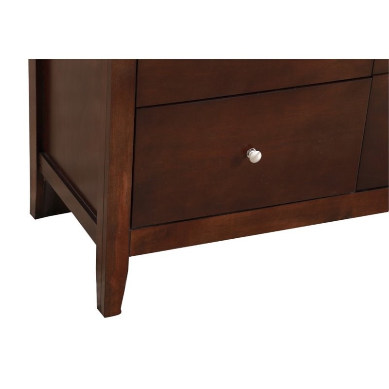 Glory Furniture Hammond 4 Drawer TV Stand in Cappuccino