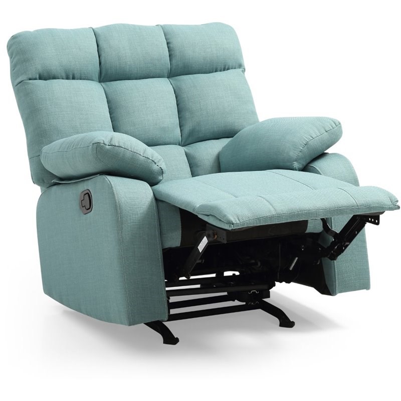 teal rocker recliner