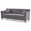 Glory Furniture Dublin G0670A-S Sofa Dark Gray Velvet