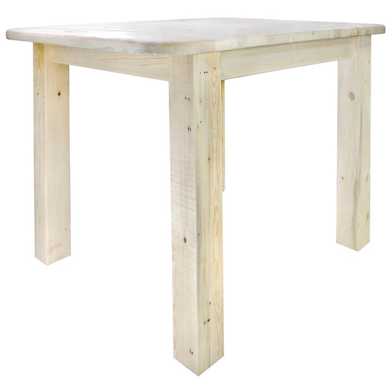Montana Woodworks Homestead Counter Height Wood Dining Table in Natural