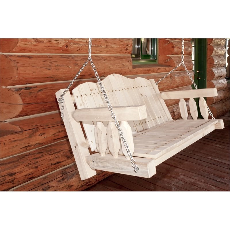 wooden porch swings near me