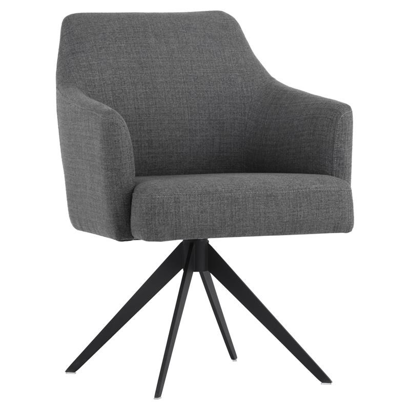 fabric swivel dining chairs