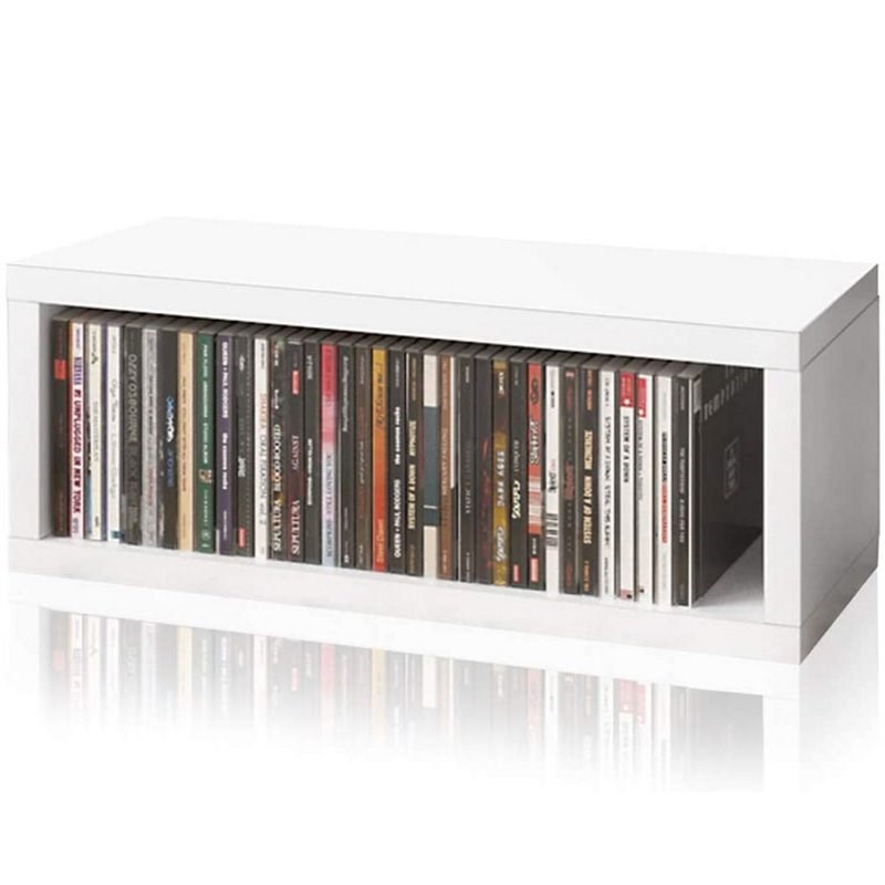 Way Basics zBoard CD Rack Display Shelf in White