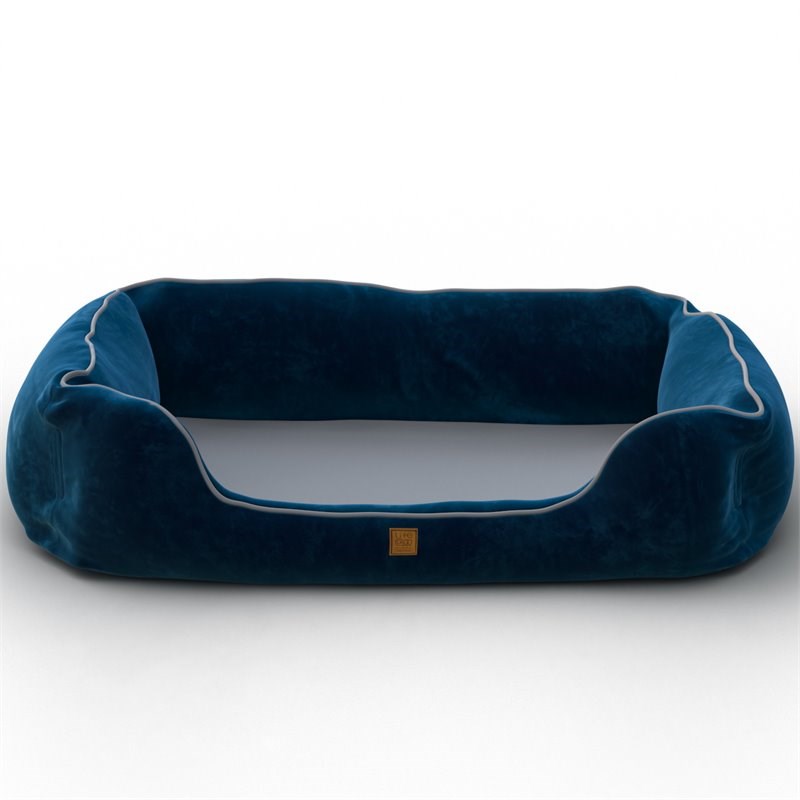 Way Basics Pup Pup Kitty NoFom Heavenly Orthopedic Dog Bed in Blue