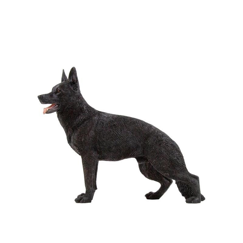 german shepherd puppy statue